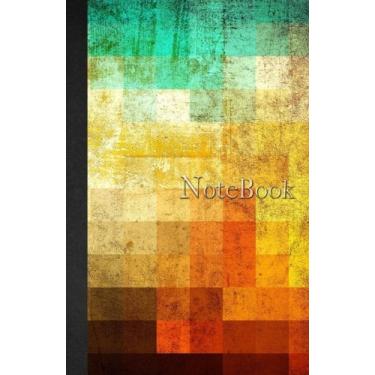 Imagem de Notebook Carnet de notes Ligné: A5-110 pages - Watercolor Motifs Géométriques - 110 pages, couverture souple glossy Dot point, bullet journal, dot grid, planner, planning, organizer, journal