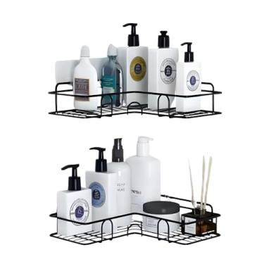 Imagem de Porta Shampoo Prateleira Aramado de Canto em L - 2 Peças