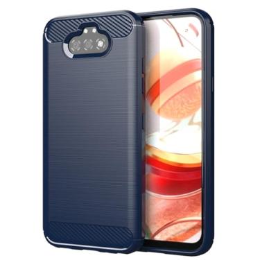 Imagem de Vavies Capa para LG Aristo 5/para LG K31/Aristo 5 Plus/K8X LM-K300Q Capa de fibra de carbono fina macia TPU capa protetora de absorção de choque à prova de choque capa de telefone para LG Aristo 5