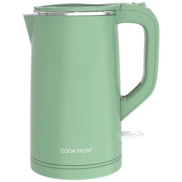 Imagem de Chaleira Elétrica 1.7L com Desligamento Automático e Proteção de Fervura, 1500W, 110v, COOKTRON, Verde