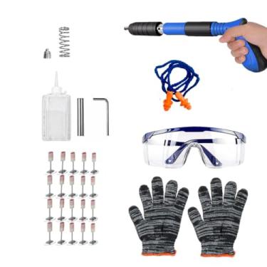 Imagem de Pistola de Fixação Finca Pino, Ferramenta Robusta, Sistema de Segurança, Compatível com Pinos com ou sem Ressaltos, Inclui 20 Rebites e Kit de Segurança