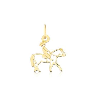 Imagem de Pingente Cavalo Árabe Andaluz Crioulo Ouro 18k Pm05 - MAEHLER JOIAS, D