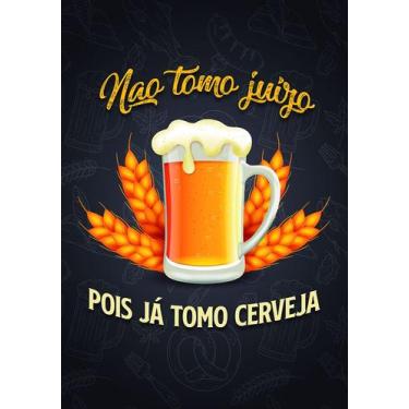 Imagem de Placas Decorativas Retro Para Área Gourmet Bebidas Cerveja Churrasco 1