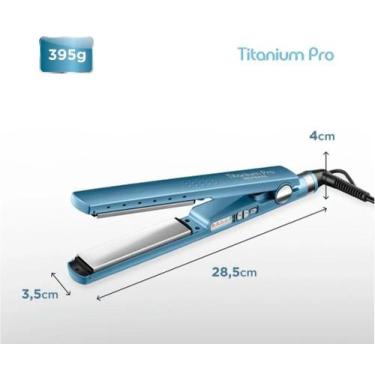 Imagem de Chapinha Prancha de Cabelo Cerâmica Mondial Titanium Pro, Bivolt