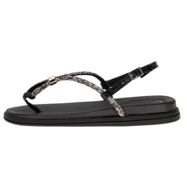 Imagem de Sandalia Feminina Flat Strass Beira Rio 8513.109
