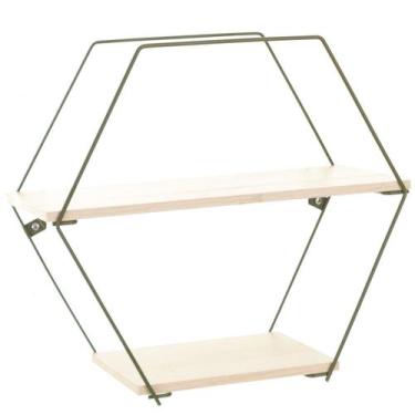 Imagem de Prateleira Decorativa Geometrica Hexagonal - Metaltru