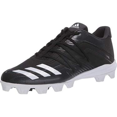 Imagem de adidas Chuteira de beisebol masculina Adizero Afterburner 6 Grail Md, Preto/branco, 2