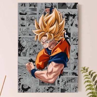 Imagem de Placa Quadro Decorativo - Dra.gon Ball - Go.ku (Goku_04)
