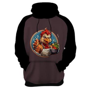 Imagem de Moletom Casaco Blusa Chefe Galo Cozinheiro Cozinha 1 - Enjoy Shop, GG