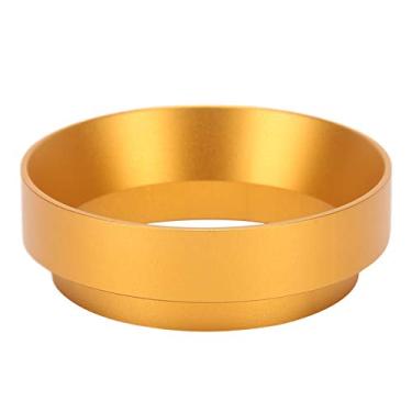 Imagem de Anel de Dosagem de café, Fácil de Operar, Magnético, Material de Alumínio Premium, Design Simples, Dourado, Cabe Em Alça de 58 Mm Universal, Funil, Presente para Amantes de café,