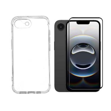 Imagem de Capinha Capa Case Anti Impacto Shock Queda + Pelicula Protetora de Tela Vidro 3d Compatível com iPhone 16e