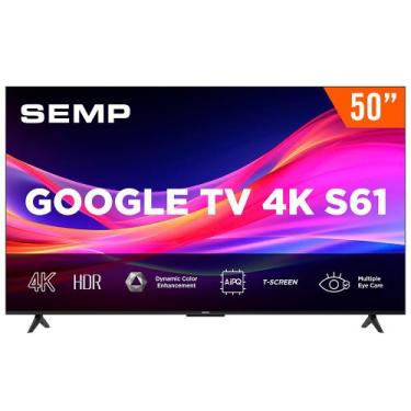 Imagem de Smart TV 50" Google TV LED Ultra HD 4K TCL 50S61 3 HDMI 1 USB Bluetoot