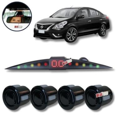 Imagem de Sensor De Estacionamento Ré Visor Slim Versa Todos - Tech One, PRETO