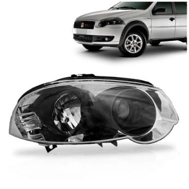 Imagem de Farol Palio 2010 2011 2012 Siena 2008 2009 2010 2011 2012 2013 Preto C