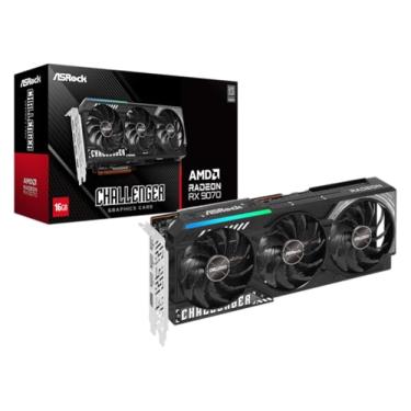 Imagem de ASROCK VGA RX9070 CL, 16G, AMD, RX9070,16 GB, GDDR6,256BIT, 2HDMI+2DP (3 ventiladores)