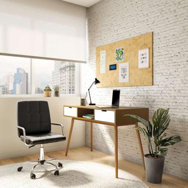 Imagem de Cadeira de Escritório Secretária Giratória Ian Preta