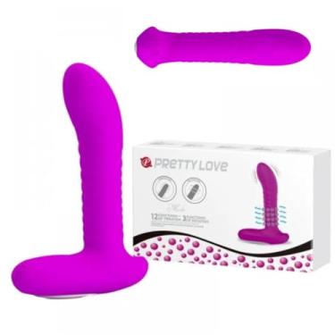 Imagem de Plug Anal Merlin Com Esferas Rotativas 12 Modos De Vibrações Brinquedo Erótico Orgasmos Sensações