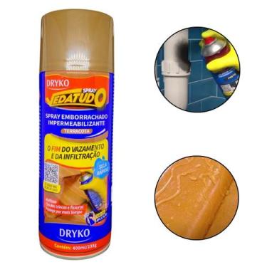 Imagem de Spray Borracha Líquida Impermeabilizante Telhado Emborrachado Dryko 40