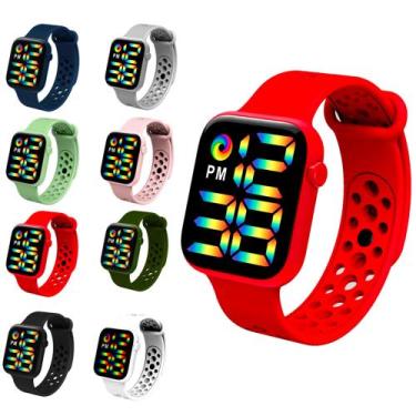 Imagem de Relógio Digital Sport Led Masculino Feminino Adulto Infantil 021 Verme