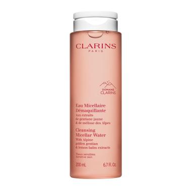 Imagem de Água micelar de limpeza Clarins remove rapidamente a maquiagem