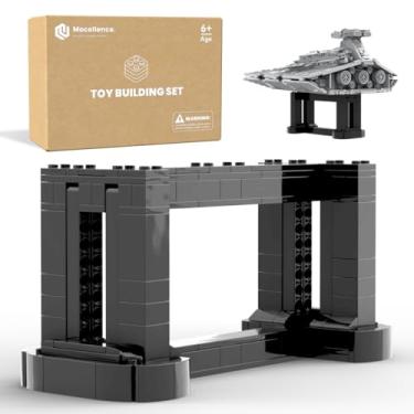 Imagem de Mocellence Suporte de exibição para Lego Imperial Star Destroyer 75394, conjunto de blocos de montar com suporte estável com instruções claras para fãs, adultos e crianças a partir de 3 - 1 pacote