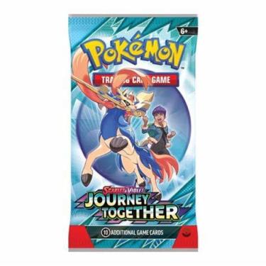 Imagem de Pokemon – Journey Together – Single Booster Pack – 10 Cards – Pack Art May Vary