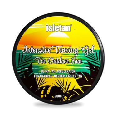 Imagem de isletan Gel Bronzeador Intensivo Manga, Gel Bronzeador Para Sol Ao Ar Livre, 200G