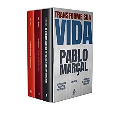 Imagem de Kit 3 livros pablo marçal Antimedo + Destravar da Inteligência Emocional + Os Códigos do Mindset da Prosperidade