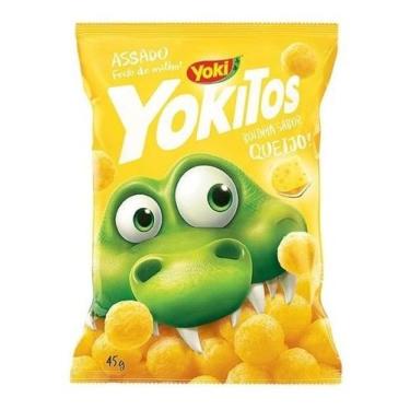 Imagem de Kit c/ 3 Salgadinho de Milho Queijo Bolinha Yoki Yokitos 45g