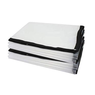 Imagem de MTYLX Lona multifuncional ao ar livre, folha transparente, resistente, impermeável, impermeável, pano de plástico para uso ao ar livre, acampamento, pesca, lençol com ilhós, 120G/M², espessura 0,13 mm