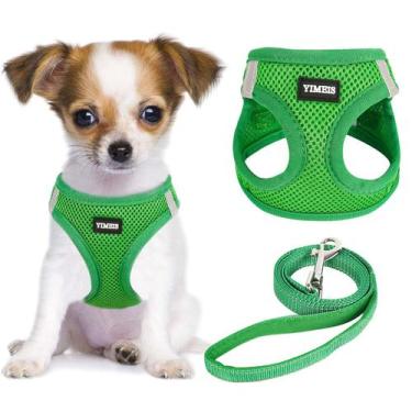 Imagem de Conjunto de arnês e coleira para cães YIMEIS No Pull para cães e gatos