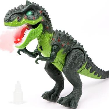 Imagem de Brinquedo de dinossauro ambulante DPAPDI Small Tyrannosaurus with Flam