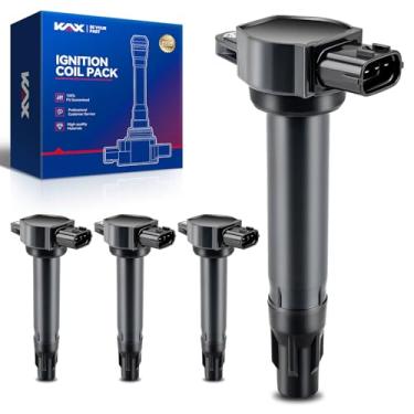Imagem de KAX Pacotes de Bobinas de Ignição Uf589, Pacote com 4 Unidades, Adequado para 2008, 2009, 2010, 2011, 2012, 2013, 2014, 2015, 2016, 2017 Lancer 2.0L 2.4L, 2011-2017 Outlander Sport (Bobinas De Ignição