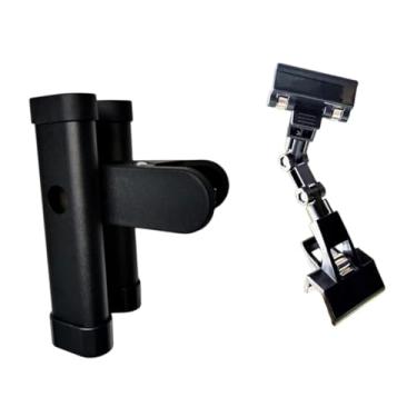 Imagem de XLWLLNJ Clipe de pincel de cavalete, suporte de pincel de cavalete, suporte de tambor, com clipe de cópia de papel rotatável