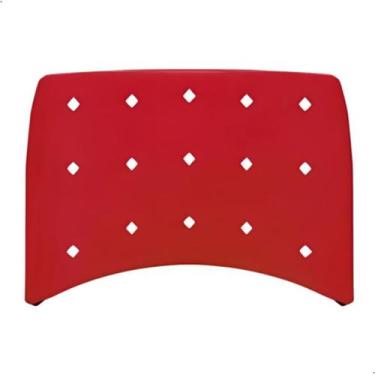 Imagem de Encosto Secretária Plástico Vermelho/Cereja Cadeira - Escritex