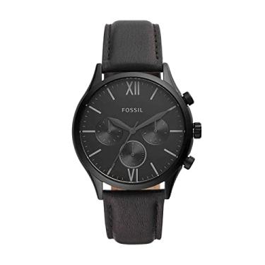 Imagem de Fossil Relógio masculino multifuncional Fenmore BQ2364 com mostrador preto