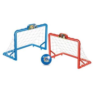 Imagem de Chute A Gol Golzinho Sonic 2 Traves E 1 Bola Futebol Líder Brinquedos