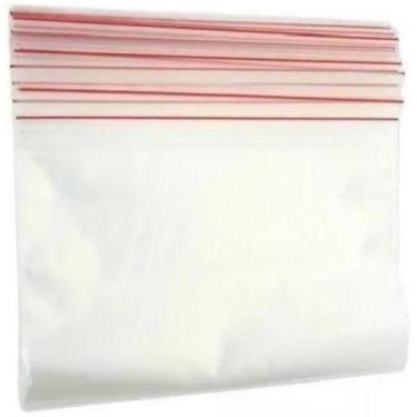 Imagem de Kit 100 Saco Fechamento Zip N11 30X40Cm Fecho Hermético - Talge