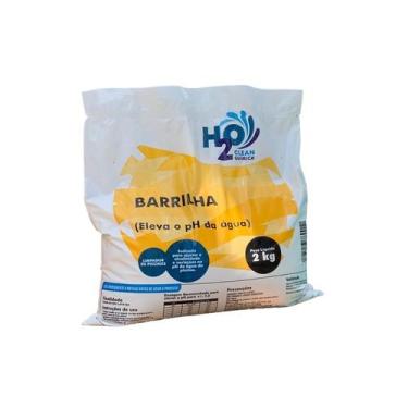 Imagem de Elevador De Ph Barrilha Para Piscina 1 Unidade 2Kg H2O Clean Química
