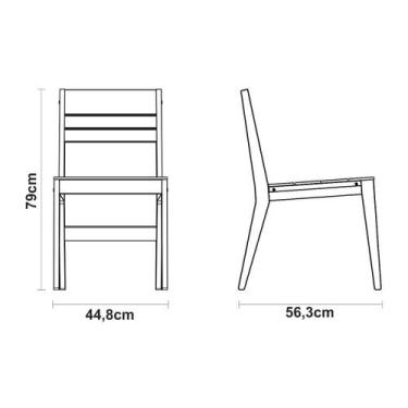 Imagem de Cadeira Tramontina Verona em Madeira Teca Envernizado