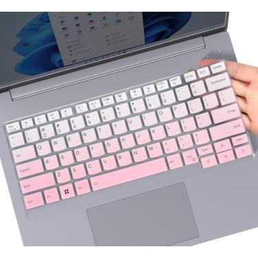 Imagem de CaseBuy Capa de teclado para laptop Lenovo ThinkBook 14 G6 G7 G8 35.6 cm 2025-2023, ThinkBook 14 Gen 6/7 película protetora de teclado - Ombre Pink
