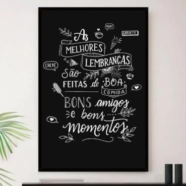 Imagem de Genérico, Quadro Lembranças Amigos Area Gourmet Decorativo A3 35x45cm