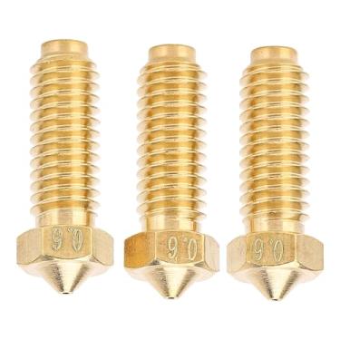 Imagem de Bocal de Impressora 3D, 1,75 Mm Filamento 3pcs Aquecimento Uniforme de Impressão Mais Suave M6 Bico Impressão Rosca para PLA ABG PETG TPE TPU PC para Kobra 2 2Pro 2plus (1,75/0,6mm)