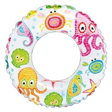 Imagem de Boia Estampada Média 51Cm de 3 A 6 Anos Fundo do Mar