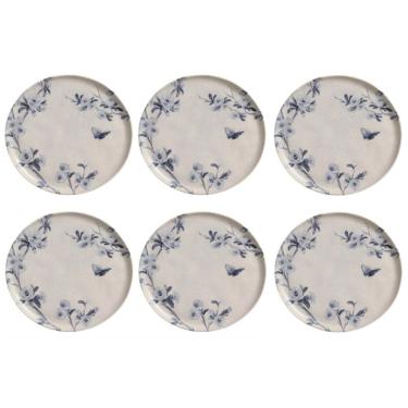 Imagem de Conjunto De Pratos Rasos 06 Peças Bio Hallerbos Porto Brasil