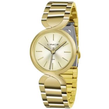 Imagem de Relógio De Pulso Analógico Feminino Funny Dourado Lrgh048l - Lince