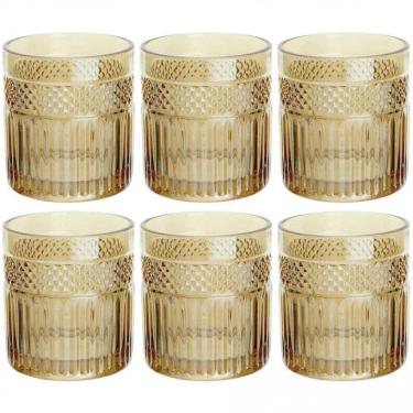 Imagem de Conjunto De Copos Baixos L`hermitage Palace 330 Ml 6 Peças Ambar