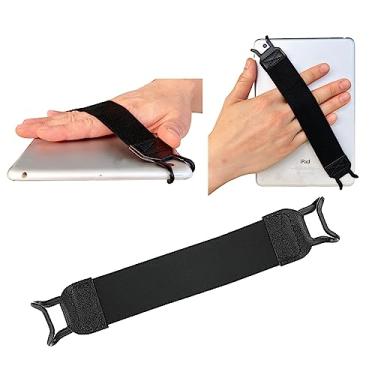 Imagem de Gowjaw Alça De Mão Para Tablet 9 A 11 Polegadas, Ipad/Ipad Pro/Ipad Air/Kindle, Tablet, Dedo Leve E Versátil Alta Elasticidade, Preta