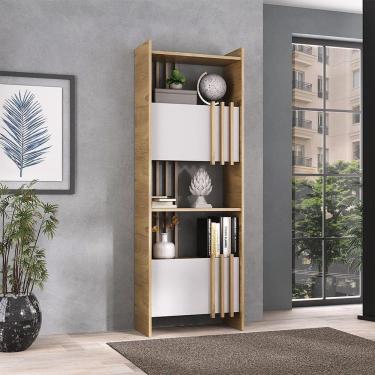 Imagem de Estante Arbos 2 PT Olmo e Branca