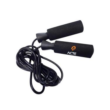 Imagem de Corda de Pular de PVC Pro (Preto) - Acte Sports